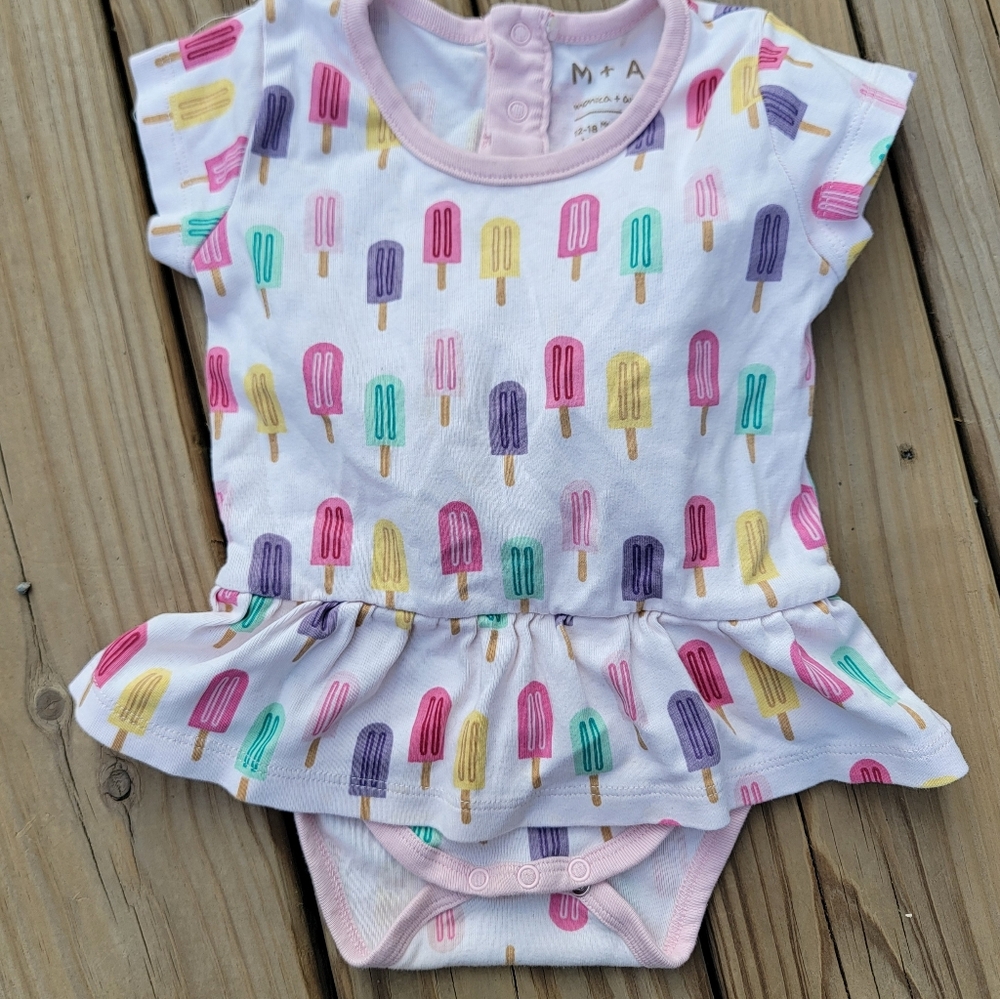 Molly & Andy Ice Pop Print Baby Bodysuit